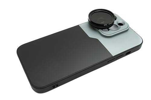 SYSTEM-S CPL Filter 37 mm Circular Polarizer Linse mit Gewinde Hülle für iPhone 14 Pro Max von System-S