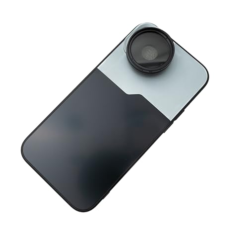SYSTEM-S CPL Filter 37 mm Circular Polarizer Linse mit Gewinde Hülle für iPhone 15 Plus von System-S
