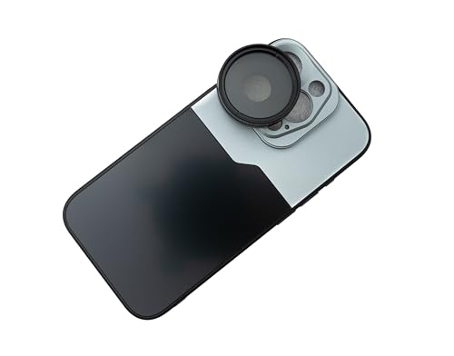 SYSTEM-S CPL Filter 37 mm Circular Polarizer Linse mit Gewinde Hülle für iPhone 15 Pro von System-S