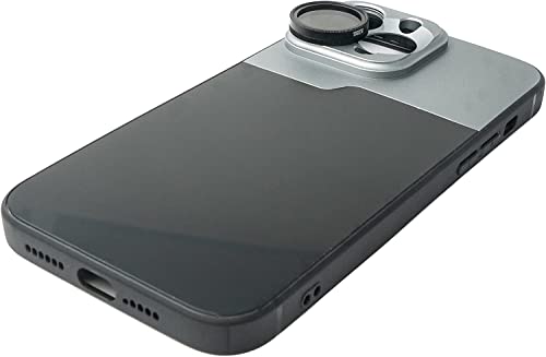SYSTEM-S CPL Filter Circular Polarizer Linse mit Hülle Schwarz für iPhone 14 Pro Max von System-S