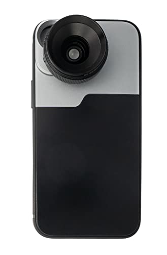 SYSTEM-S Makro Linse 1.1x bis 2.8X Filter mit Hülle in Schwarz für iPhone 13 Mini SYSTEM-S Makro Linse 1.1x bis 2.8X Filter mit Hülle in Schwarz für iPhone 13 Mini von System-S