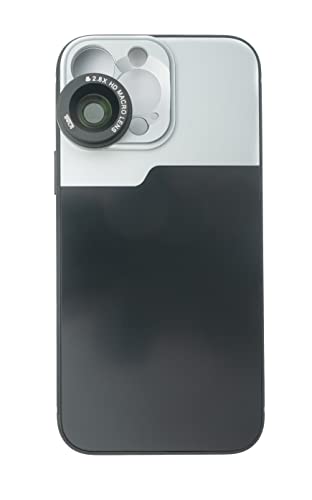 SYSTEM-S Makro Linse 2.8X HD Filter mit Hülle in Schwarz für iPhone 13 Pro Max von System-S