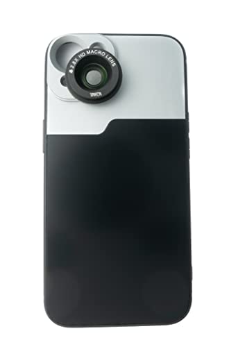 SYSTEM-S Makro Linse 2.8X HD Filter mit Hülle in Schwarz für iPhone 13 von System-S