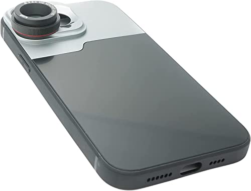 SYSTEM-S Makro Linse 2.8X HD Filter mit Hülle in Schwarz für iPhone 14 Pro Max von System-S