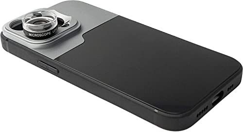 SYSTEM-S Makro Linse 2.8X HD Filter mit Hülle in Schwarz für iPhone 14 Pro von System-S