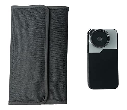 SYSTEM-S ND Filter Set 37 mm Neutraldichte mit Hülle und Tasche für iPhone 13 Mini, Schwarz von System-S