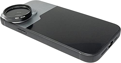 SYSTEM-S ND Filter Set 37 mm Neutraldichte mit Hülle und Tasche für iPhone 14 Pro Max von System-S