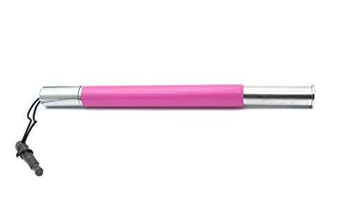 SYSTEM-S Touchpen Stylus aus Aluminium in Pink für Tablet Smartphone Laptop Surface von System-S