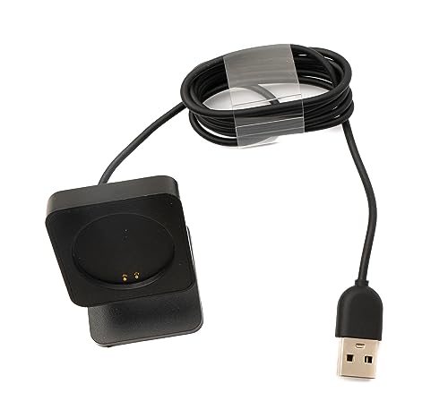 SYSTEM-S USB 2.0 Kabel 93 cm Ladestation für OnePlus Watch Smartwatch in Schwarz von System-S