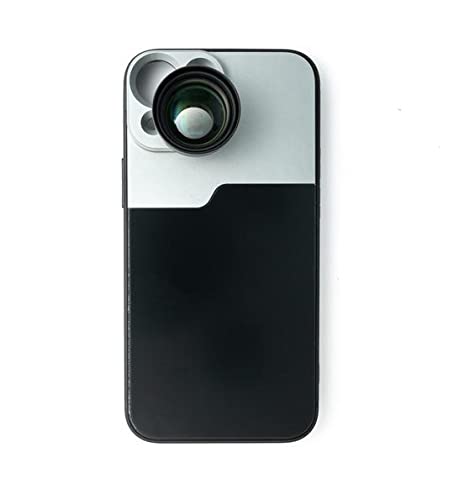 SYSTEM-S Zoom Linse 3X Tele Objektiv Filter mit Hülle in Schwarz für iPhone 13 Mini von System-S