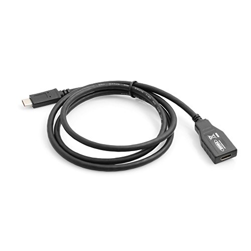 System-S 100 cm USB 3.1 Type C Eingang zu USB 3.1 Type C Ausgang Verlängerung Adapter Kabel von System-S