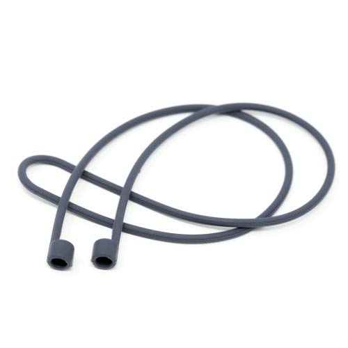 System-S 1x Silikon Halteband Holder für AirPods Kopfhörer in Grau von System-S