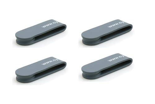 System-S 4x Kabel Halter Magnet Clip Set Kabelbinder Kabelclip Kabelmanager Kabelhalter für Kopfhörer Kabel Earphones in Grau System-S 4x Kabel Halter Magnet Clip Set Kabelbinder Kabelclip Kabelmanager Kabelhalter für Kopfhörer Kabel Earphones in Grau von System-S