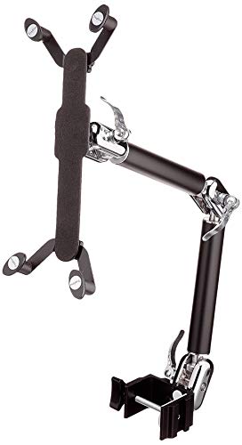 System-S 56919952 Universal Schwanenhals Tisch Halterung Halter 2-Gelenkiger Haltearm für Tablet Pc's eBook Reader in Schwarz von System-S