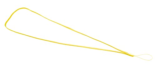 System-S 5X Halsband Umhängeband Trageband mit Schlaufe in Gelb für Smartphone MP3-Player von System-S