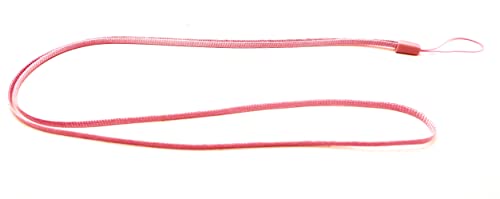 System-S 5X Halsband Umhängeband Trageband mit Schlaufe in Rosa für Smartphone MP3-Player von System-S
