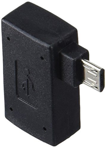 System-S 90° gewinkelt Winkelstecker (rechter Winkel) USB auf Micro USB OTG On-The-Go Host Cable Flash Drive Verbindung für Smartphone Tablet PC von System-S