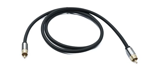 System-S Audio Cinch RCA Kabel 100 cm 1 polig Stecker zu Stecker Adapter System-S Audio Cinch RCA Kabel 100 cm 1 polig Stecker zu Stecker Adapter von System-S