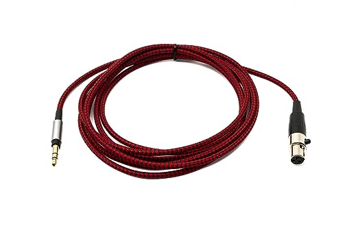 System-S Audio Kabel 2 m 3,5 mm Klinke Stecker zu Mini XLR Buchse geflochten in Rot System-S Audio Kabel 2 m 3,5 mm Klinke Stecker zu Mini XLR Buchse geflochten in Rot von System-S