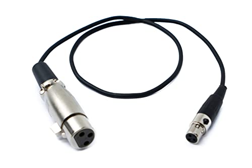 System-S Audio Kabel 50 cm Mini XLR 3 polig Buchse zu XLR 3 polig Buchse Adapter Schwarz System-S Audio Kabel 50 cm Mini XLR 3 polig Buchse zu XLR 3 polig Buchse Adapter Schwarz von System-S