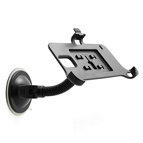 System-S Autohalterung KFZ Halter Auto Saugnapf Windschutzscheiben Halterung mit flexiblem Schwanenhals Gooseneck 10 cm für Samsung Galaxy S5 von System-S