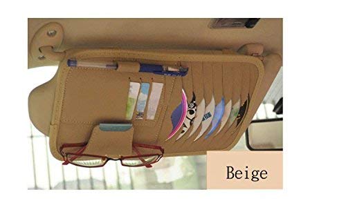 System-S CD/DVD Sonnenblenden-Halterung Auto KFZ CD in Beige 53167358 von System-S