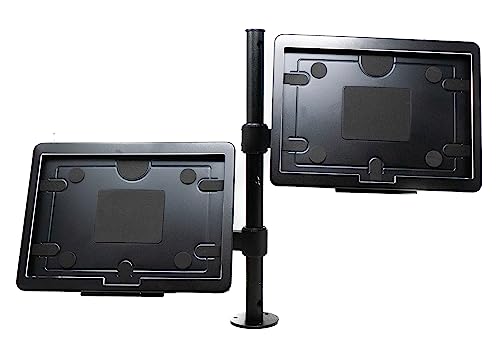 System-S Doppel Tischhalterung 360° abschließbar für Microsoft Surface Pro 11 10 9 13.0" von System-S