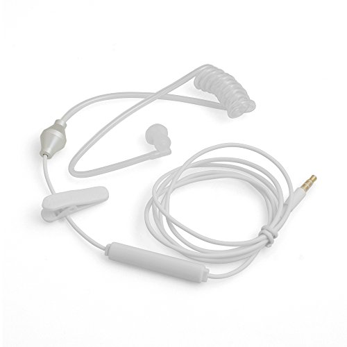 System-S Einohr Anti-Strahlung Anti-Radiation Headset Kopfhörer mit Schallschlauch Smartphone Handy Tablet PC weiß 53234608 System-S Einohr Anti-Strahlung Anti-Radiation Headset Kopfhörer mit Schallschlauch Smartphone Handy Tablet PC weiß 53234608 von System-S