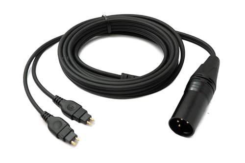 System-S Ersatz Kabel 2 m XLR 4 polig Stecker für Sennheiser HD 660 650 600 580 Kopfhörer Adapter von System-S