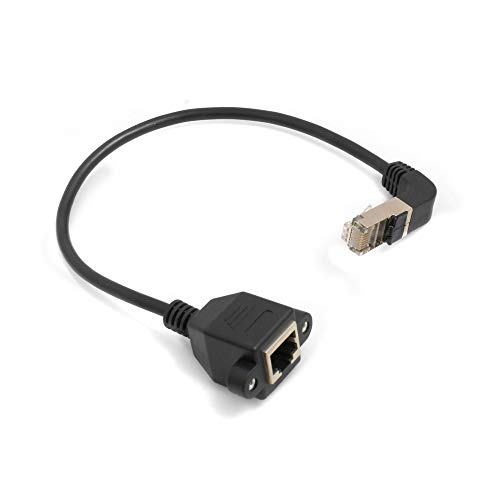 System-S Ethernet Kabel Netzwerkabel RJ45 Abwärtswinkel auf RJ45 Buchse Panel Mount 8p8c FTP STP Utp Cat 5e 29cm System-S Ethernet Kabel Netzwerkabel RJ45 Abwärtswinkel auf RJ45 Buchse Panel Mount 8p8c FTP STP Utp Cat 5e 29cm von System-S