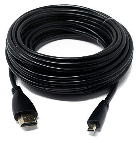 System-S HDMI 1.4 Kabel 10 m Stecker zu Micro Stecker Adapter in Schwarz System-S HDMI 1.4 Kabel 10 m Stecker zu Micro Stecker Adapter in Schwarz von System-S
