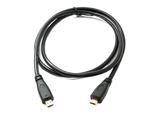 System-S HDMI 1.4 Kabel 100 cm Micro Stecker zu Stecker 4K UHD 30 Hz 2K 60 Hz Adapter System-S HDMI 1.4 Kabel 100 cm Micro Stecker zu Stecker 4K UHD 30 Hz 2K 60 Hz Adapter von System-S