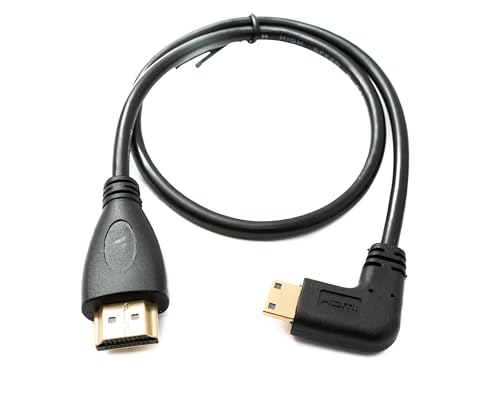 System-S HDMI 1.4 Kabel 50 cm Standard Stecker zu Mini Stecker Winkel 4K UHD 30 Hz 2K 60 Hz Adapter System-S HDMI 1.4 Kabel 50 cm Standard Stecker zu Mini Stecker Winkel 4K UHD 30 Hz 2K 60 Hz Adapter von System-S