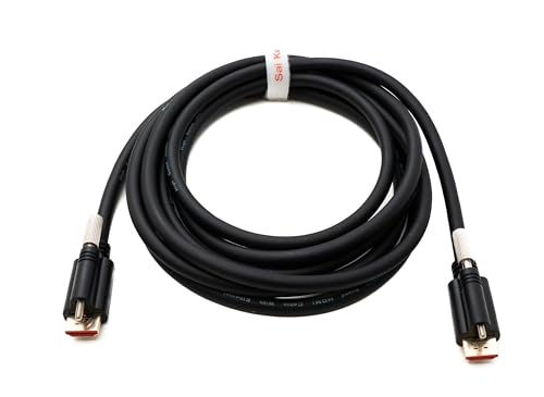 System-S HDMI 2.0 Kabel 3 m Typ A Stecker zu Stecker Adapter anschraubbar in Schwarz System-S HDMI 2.0 Kabel 3 m Typ A Stecker zu Stecker Adapter anschraubbar in Schwarz von System-S