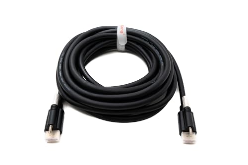 System-S HDMI 2.0 Kabel 5 m Typ A Stecker zu Stecker Adapter anschraubbar in Schwarz System-S HDMI 2.0 Kabel 5 m Typ A Stecker zu Stecker Adapter anschraubbar in Schwarz von System-S