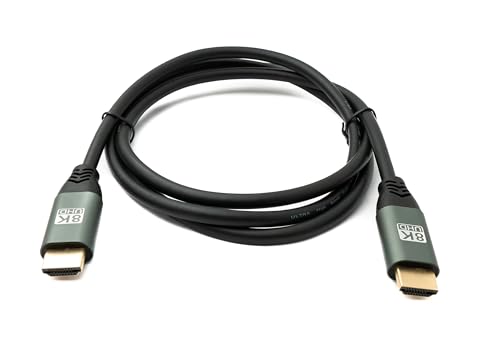 System-S HDMI 2.1 Kabel 150 cm 8K Ultra HD Standard Stecker zu Stecker UHD Adapter in Schwarz System-S HDMI 2.1 Kabel 150 cm 8K Ultra HD Standard Stecker zu Stecker UHD Adapter in Schwarz von System-S