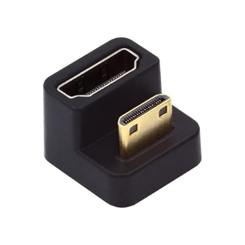 System-S HDMI Adapter Mini Stecker zu Standard Buchse U Turn 180° Winkel Kabel in Schwarz System-S HDMI Adapter Mini Stecker zu Standard Buchse U Turn 180° Winkel Kabel in Schwarz von System-S