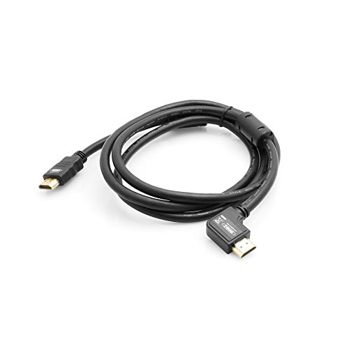 System-S HDMI Male zu HDMI Male 90 Grad rechts gewinkelt Winkel Adapter Kabel 150 cm System-S HDMI Male zu HDMI Male 90 Grad rechts gewinkelt Winkel Adapter Kabel 150 cm von System-S