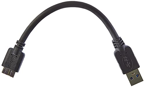 System-S Kurzes Micro USB 3.0 Kabel (USB 3.0 Micro-B) Datenkabel Ladekabel 10 cm für Samsung Galaxy Note 3 von System-S