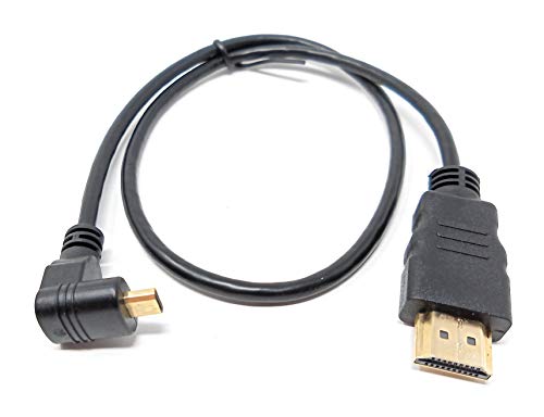 System-S Micro HDMI Kabel Abwärts gewinkelt zu HDMI Stecker 30 cm von System-S