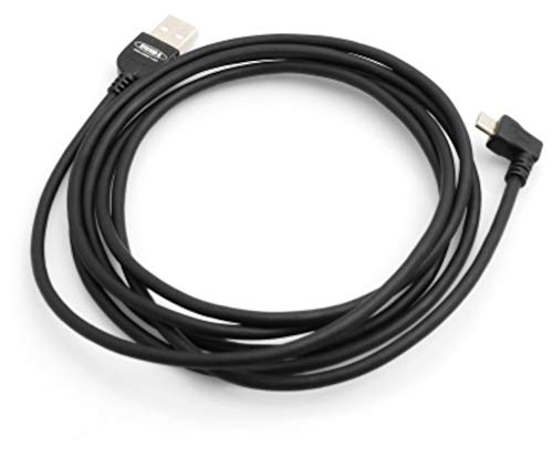 System-S Micro USB 2.0 Kabel gewinkelt 90 Grad Winkelstecker (Links/Male) Adapter Datenkabel und Ladekabel 140 cm von System-S