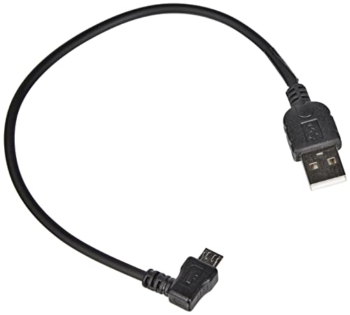System-S Micro USB Kabel Winkelstecker Datenkabel und Ladekabel 90° gewinkelt 20 cm von System-S