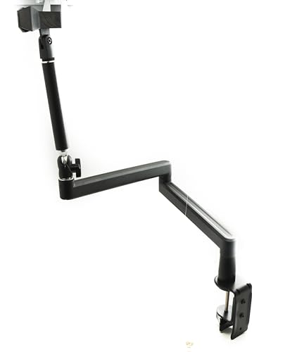 System-S Mikrofon Haltearm Tisch Halterung 360° schwenkbar 180° neigbar 3 Gelenke von System-S