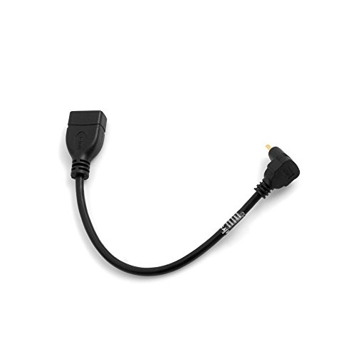System-S Mini HDMI 1.4 Kabel Abwärts Gewinkelt Winkel Winkelstecker 90° Grad zu HDMI Eingang Buchse 22 cm von System-S