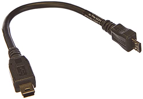 System-S Mini USB (Male) zu Micro USB (Male) Adapter Kabel ca. 10 cm von System-S