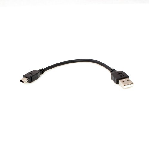 System-S Mini USB Kabel 10cm für Creative Rio Carbon MuVo Slim Zen X-Fi 2 Micro Photo MX V Mozaic EZ 300 Stone WavZen Sleek Photo Neeon 2 MuVo Slim Xmod Nano Plus von System-S