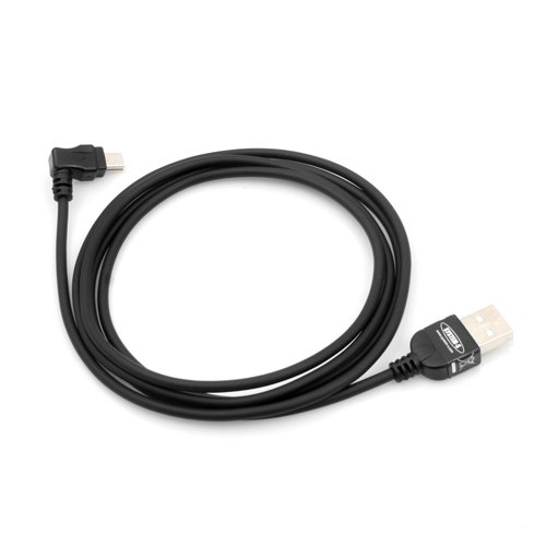 System-S Mini USB Kabel Datenkabel Ladekabel mit 90° Winkelstecker 90 Grad rechts gewinkelt 50 cm von System-S