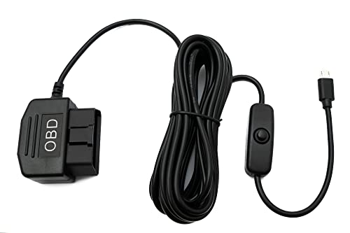 System-S OBD Kabel 350 cm OBD 2 Stecker zu USB 2.0 Micro B Stecker Schalter Auto Diagnose von System-S