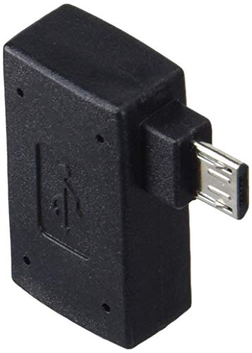 System-S OTG Host Winkeladapter USB A auf Micro USB mit extra Micro USB Anschluss von System-S
