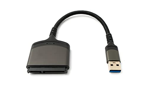 System-S SATA Kabel 15 cm 22Pin Buchse zu USB 3.0 Typ A Stecker Adapter für Festplatte von System-S